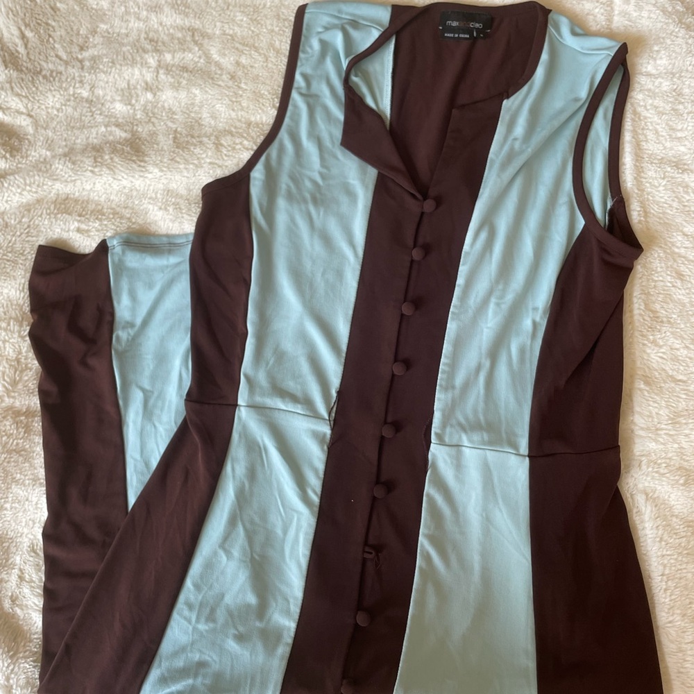Max & Cleo Elegant Brown Dress